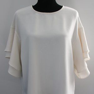 H&M Flutter Sleeve Blouse
